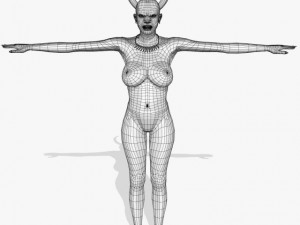 game character dark sundari Modelo 3D