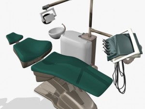fantasy dentist chair 3D Model