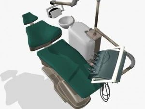 fantasy dentist chair 3D Model