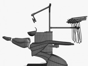 fantasy dentist chair 3D Model