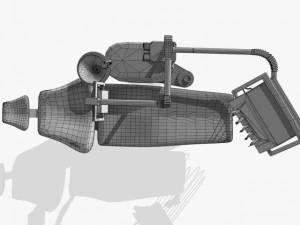fantasy dentist chair 3D Model