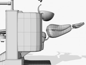 fantasy dentist chair 3D Model