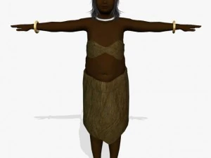 fantasy female chameli 3D Model