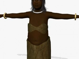 fantasy female chameli 3D Model