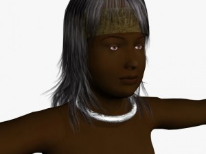 fantasy female chameli 3D Model