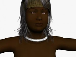fantasy female chameli 3D Model