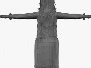 fantasy female chameli 3D Model