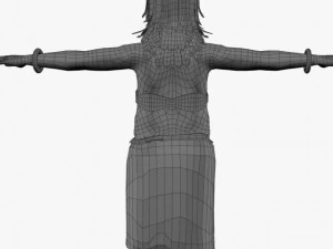 fantasy female chameli 3D Model
