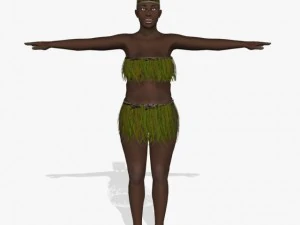 판타지 여성 루파 3D 모델