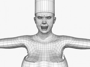 fantasy female rupa 3D Model