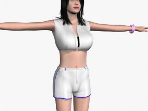 sexy girl krishta 3D-Modell
