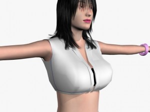 sexy girl krishta 3D-Modell