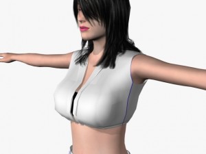 sexy girl krishta 3D-Modell