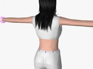 sexy girl krishta 3D Model