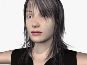 sexy girl leesha 3D Model