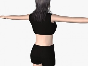 sexy girl leesha 3D Model