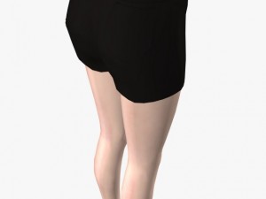 sexy girl leesha 3D Model