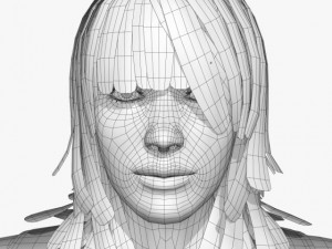 sexy girl leesha 3D Model