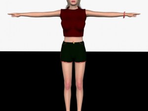 sexy girl malvika 3D Model