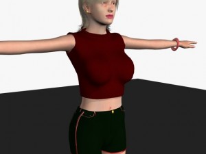 sexy girl malvika 3D Model