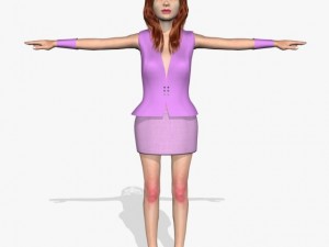 sexy girl mona 3D Model