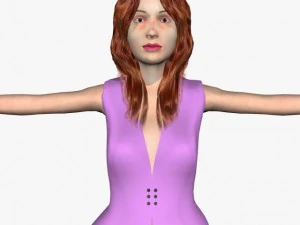 sexy girl mona 3D Model