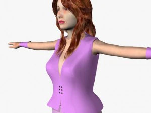 sexy girl mona 3D Model