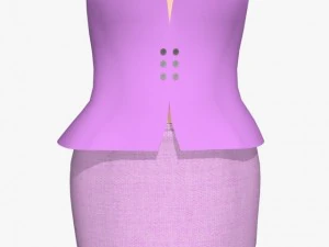 sexy girl mona 3D Model