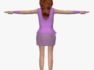 sexy girl mona 3D Model