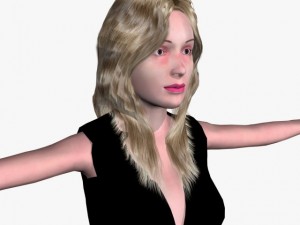 sexy girl monalika 3D Model