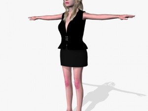 sexy girl monalika 3D Model