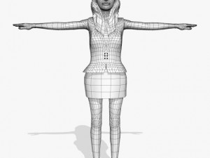 sexy girl monalika 3D Model