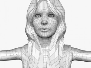 sexy girl monalika 3D Model