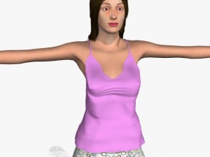 sexy girl monisha 3Dモデル