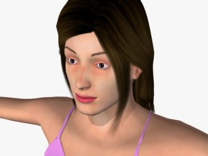 sexy girl monisha 3Dモデル
