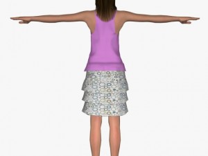 sexy girl monisha 3Dモデル