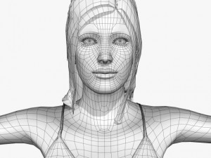 sexy girl monisha 3Dモデル