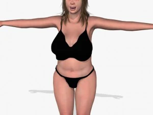 sexy female munni 3D Model