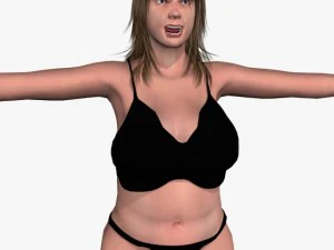 sexy female munni 3D Model