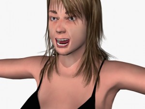 sexy female munni Modello 3D