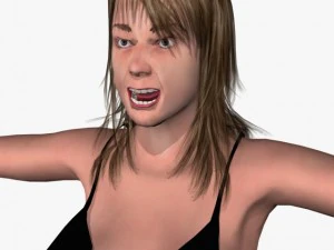 sexy female munni 3D Model