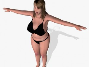 sexy female munni 3D Model
