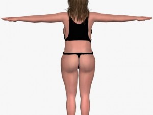 sexy female munni Modello 3D