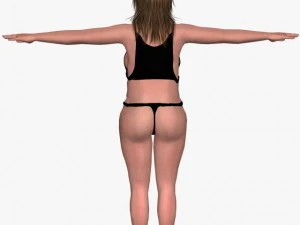 sexy female munni 3D Model