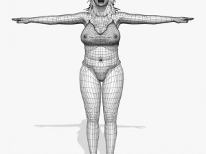 sexy female munni Modello 3D