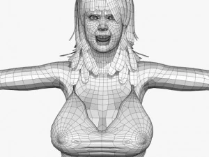 sexy female munni 3D Model