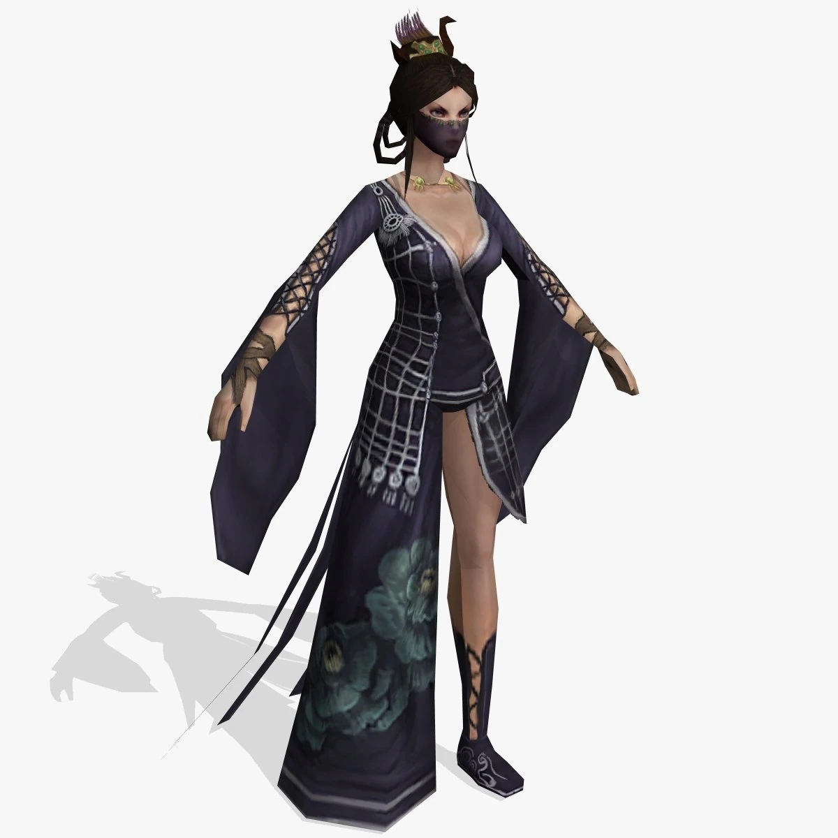 판타지 게임 캐릭터 나가순다리 3D 모델 .c4d .max .obj .3ds .fbx .stl .blend 