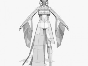 fantasy game charactor nagsundari Modèle 3D