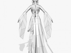 fantasy game charactor nagsundari Modèle 3D