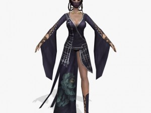fantasy game charactor nagsundari Modèle 3D